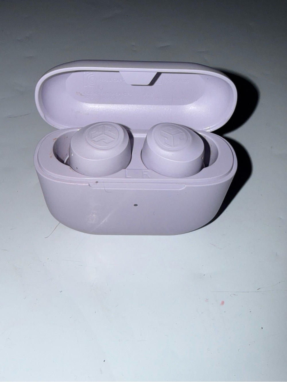 JLAB GO POP+ True Wireless EARBUDS~35+Hours Purple Tested Works Great!!!!